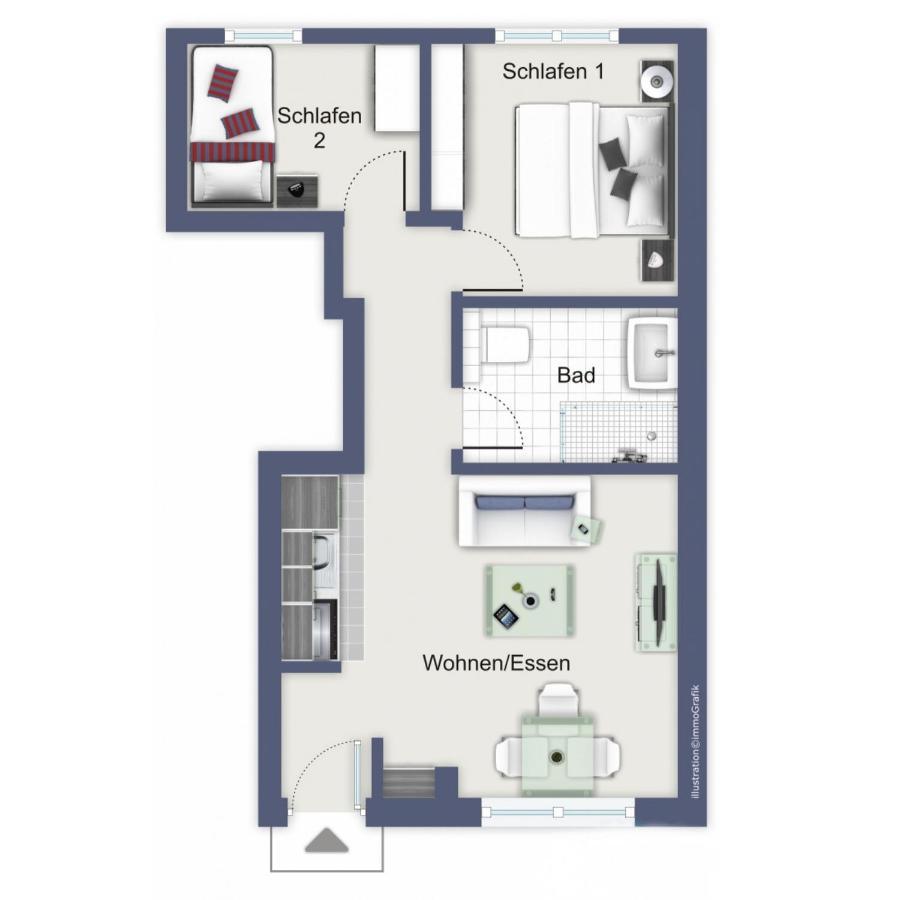 Auf Den Hoefen Wohnung 02 คูล็องสบอร์น ภายนอก รูปภาพ